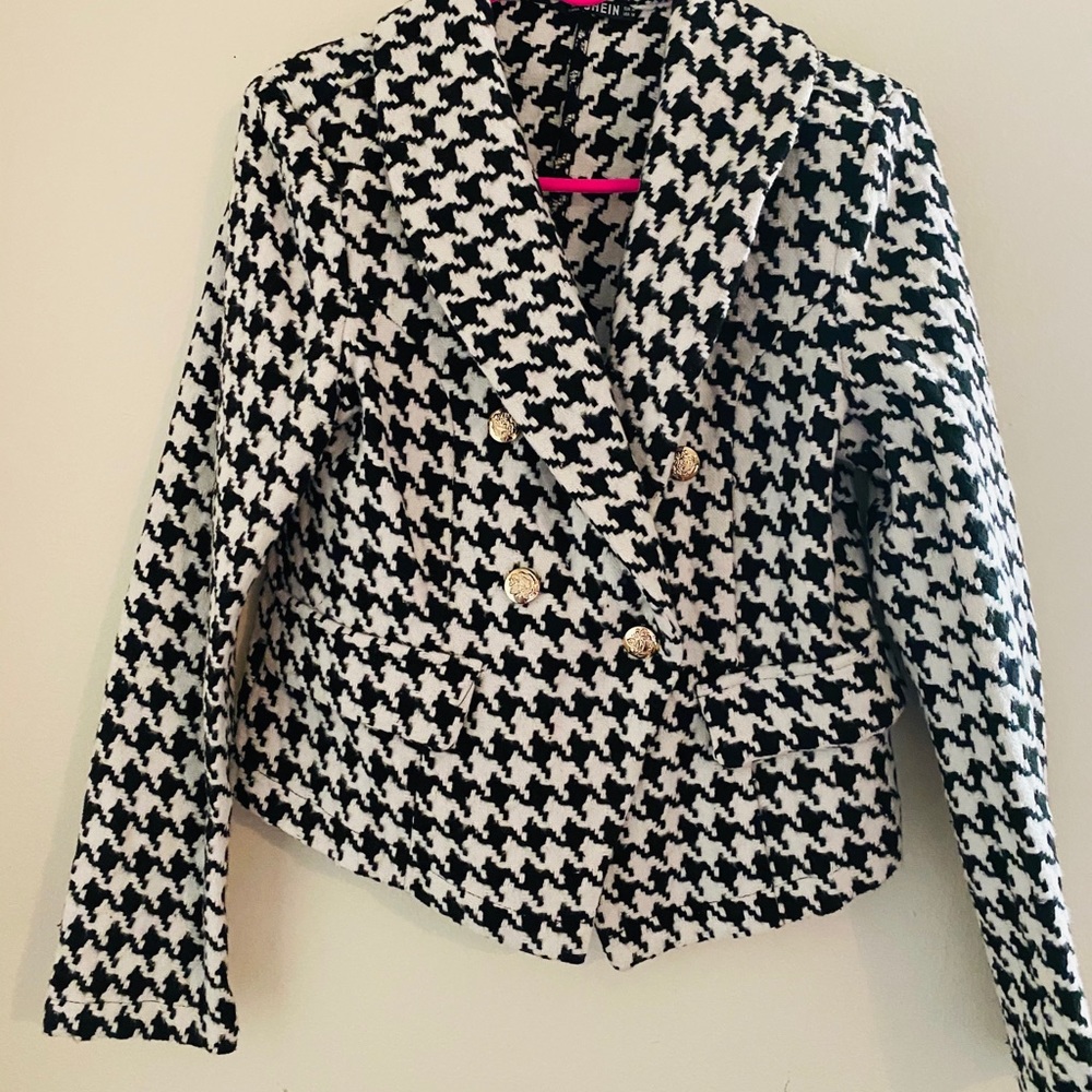 Black/White Tweed Blazer